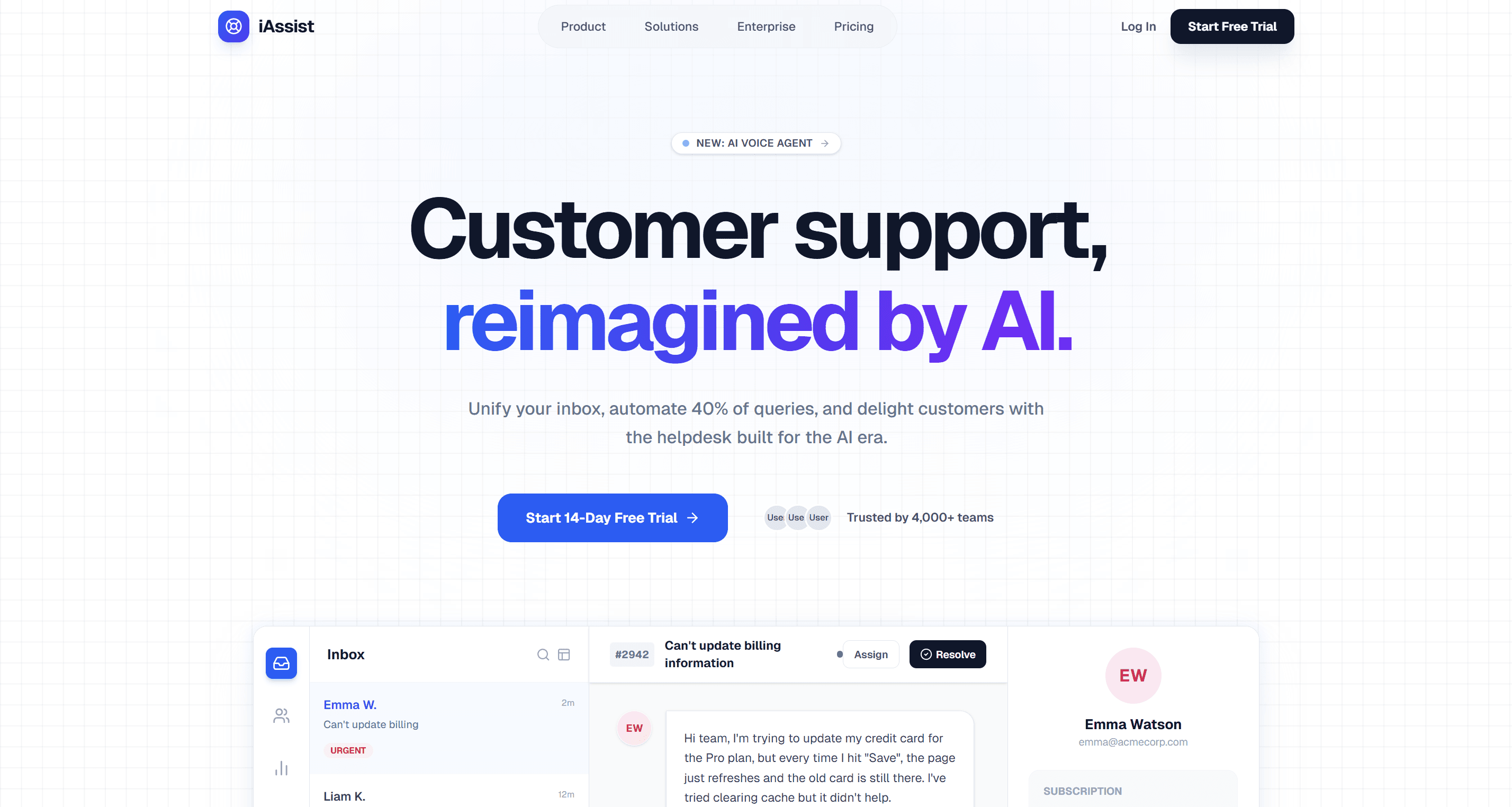 Support & Helpdesk Platform